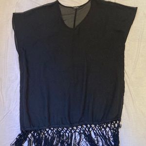 Sheer Fringe Top